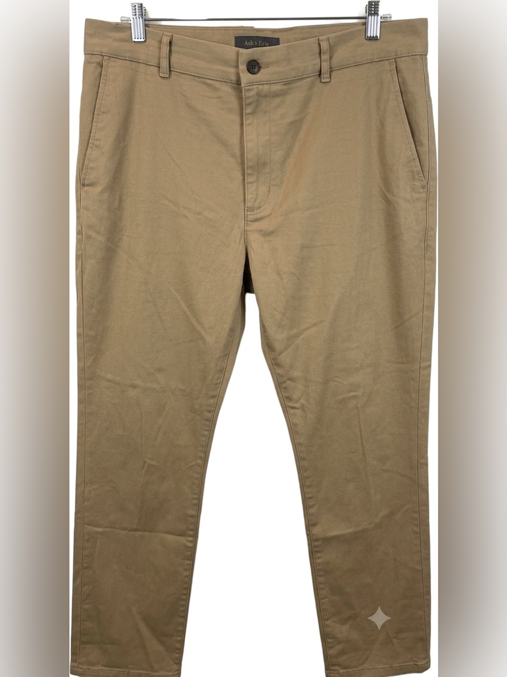 Ash & Erie Men’s Essential Chino Khaki Pants 36x27